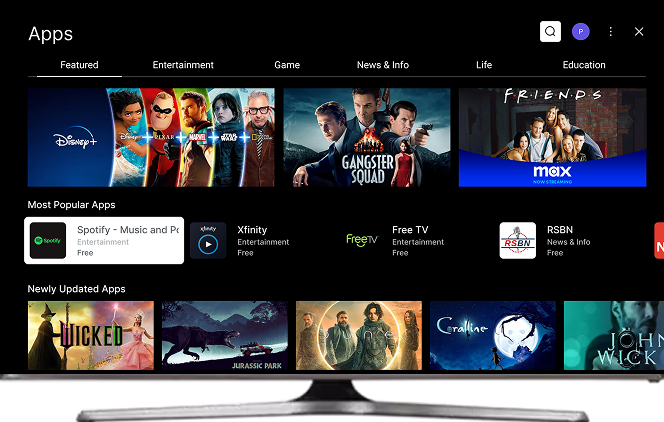 Alb TV ne LG Smart TV